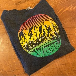 Vans Gray Green Yellow Hoodie